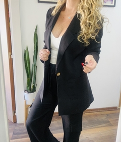 Traje Blazer ➕ Pantalon cargo lino