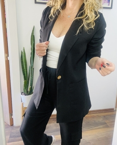 Traje Blazer ➕ Pantalon cargo lino