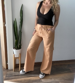 Traje Blazer ➕ Pantalon cargo lino