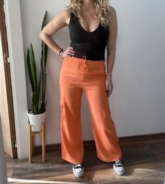 Traje Blazer ➕ Pantalon cargo lino en internet