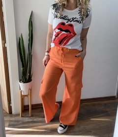 Traje Blazer ➕ Pantalon cargo lino - ANIMAL PINK