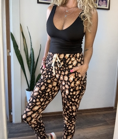 Jogger print caramelo en internet