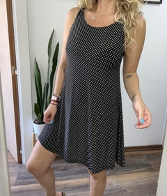 Vestido Isabella lunares corto - comprar online