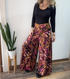 Maxi Palazzo Catalina Cebra - ANIMAL PINK