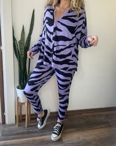 Imagen de Conjunto lanilla cebra