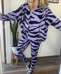 Conjunto lanilla cebra - tienda online