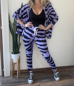 Conjunto lanilla cebra