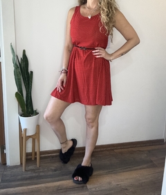 Vestido Isabella lunares corto