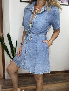 Vestido Abotonado denim en internet