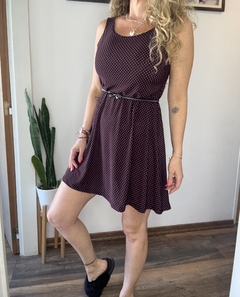 Vestido Isabella lunares corto