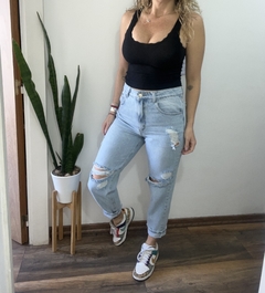 Musculosas corta morley puntilla en internet