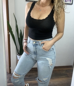 Imagen de Musculosas corta morley puntilla
