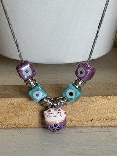 Collar Gato de la Fortuna ➕ Ojo protector - comprar online