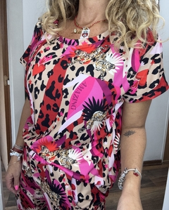 Remera Sublimada Lucia manga corta - tienda online