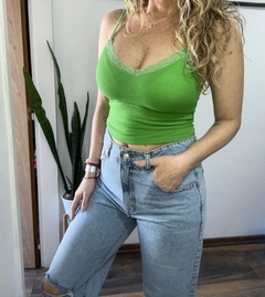 Musculosa tirita morley puntilla - comprar online
