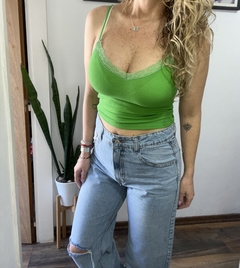 Musculosa tirita morley puntilla - comprar online