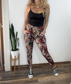 Jogger sublimado lucia - ANIMAL PINK