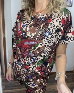 Remera Sublimada Lucia manga corta - comprar online