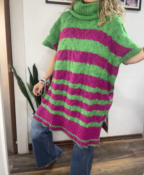 Chaleco Lana Rayado - comprar online