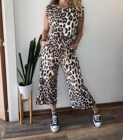 Mono Leopardo waffle