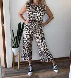 Mono Leopardo waffle