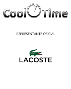 Reloj Lacoste Mujer LC33 Multifuncion 2001479