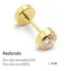 Aro Abridor Lili Modelo 125 Cubic Zirconia Redondo Tic Laminado en internet