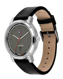 Reloj Tommy Hilfiger Hombre Thompson Negro 1791735 Cuero - comprar online