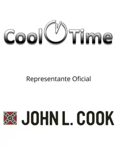Pulsera John L. Cook Hombre JLC108 Cuero Sintético Acero - Cool Time