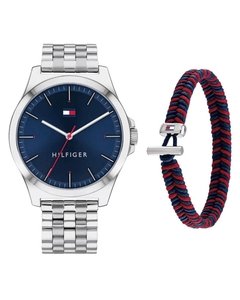 Gift Set Reloj Hombre Tommy Hilfiger + Pulsera Tela 2770077 - tienda online