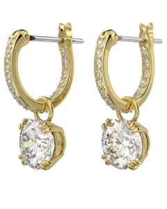 Aros Swarovski Constella Talla redonda Blancos Baño tono oro SV 5638802 en internet