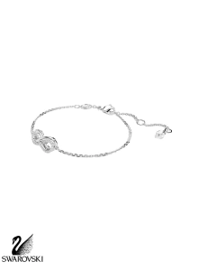 Pulsera Hyperbola Swarovski, Símbolo del infinito, Blanca, Recubrimiento en rodio SV 5679664 - comprar online