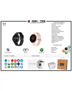 Smartwatch John L. Cook 5th Avenue - comprar online