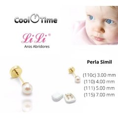 Aro Abridor Lili Modelo 111 Simil Perla 5 mm Tic Laminado - tienda online