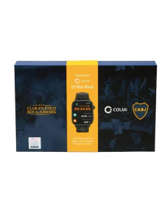 Smartwatch Colmi Oficial Boca Jrs. C8 Max + Correa Extra + fondos exclusivos COC8MBOCABK - tienda online