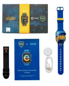 Smartwatch Colmi Oficial Boca Jrs. C8 Max + Correa Extra + fondos exclusivos COC8MBOCABL en internet