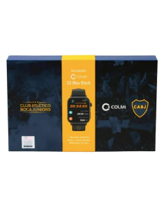 Smartwatch Colmi Oficial Boca Jrs. C8 Max + Correa Extra + fondos exclusivos COC8MBOCABL - Cool Time