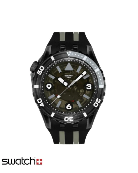 Reloj Swatch Scubaqua Black Sea Nettle SSCU09B100 - comprar online