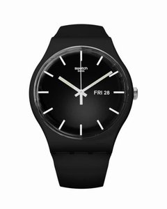 Reloj Swatch Hombre Mono Black Suob720 Sumergible 3 Bar
