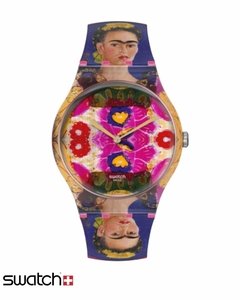 Reloj Swatch Unisex The Frame, By Frida Kahlo SUOZ341