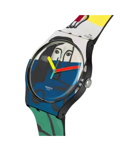 Reloj Swatch x Tate Gallery Leger's Two Women Holding Flowers SUOZ363 - Cool Time