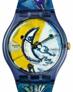 Reloj Swatch X Tate Gallery Chagall's Blue Circus SUOZ365 - Cool Time