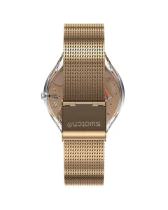 Reloj Swatch Mujer Skindesert Svok107m Acero Rose Sumergible - tienda online