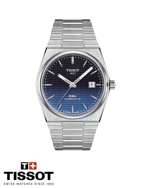 Reloj Tissot PRX Powermatic 80 40mm Gradient T137.407.11.051.01 - comprar online