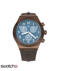 Reloj Swatch Hombre Core Yvc100 Back To Copper
