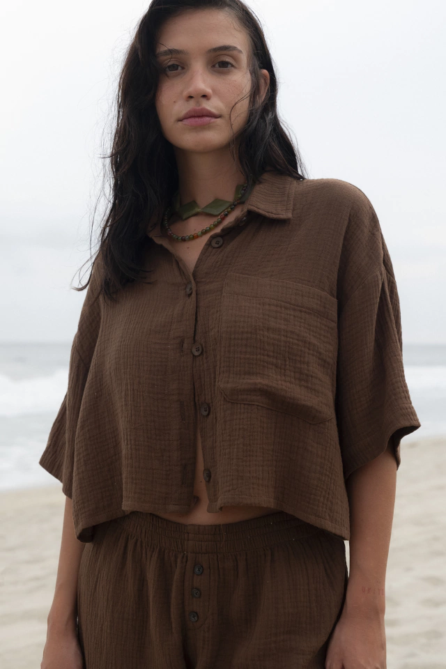 Camisa Cozumel Coffee thumbnail 2
