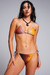 BOMBACHA MILA MESH PRINT MOSTAZA