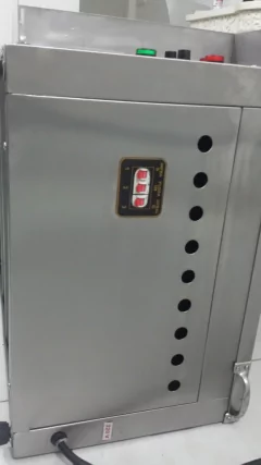 forno de piza profissional vulcão elétrico - lateral