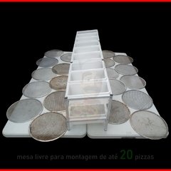 Porta Suprimentos 18 Potes + Suporte + 18 tampas - loja online