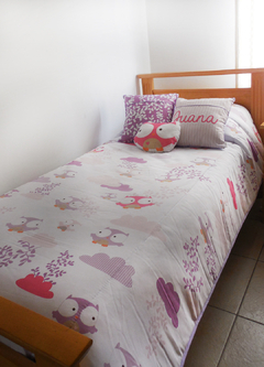BUHO FUCSIA Y LILA - comprar online